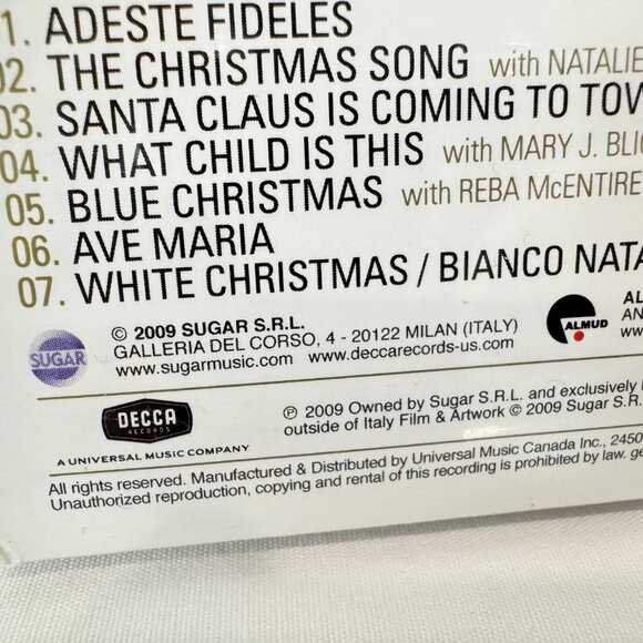 ANDREA BOCELLI My Christmas CD & DVD Lords Prayer MORMON TABERNACLE CHOIR Sealed - Picture 5 of 6